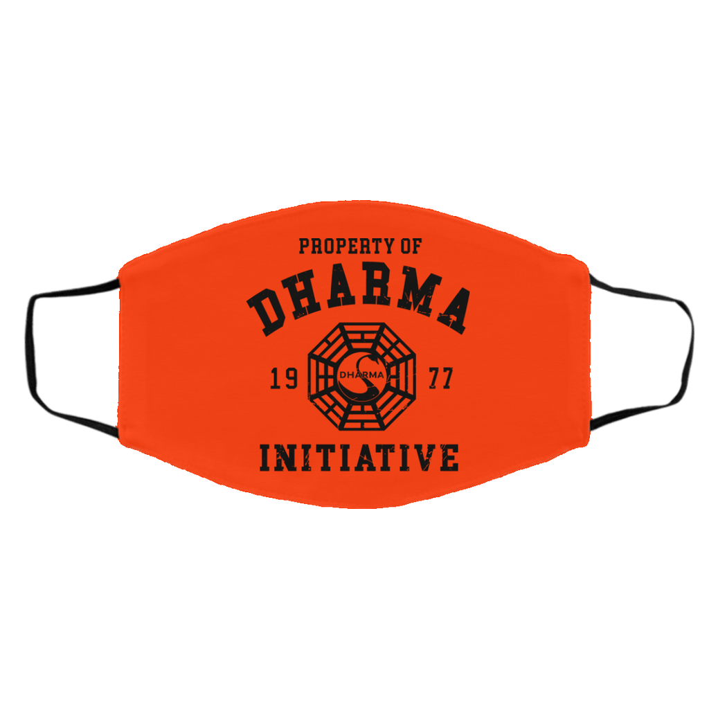 Property Of Dharma 1977 Initiative Face Mask