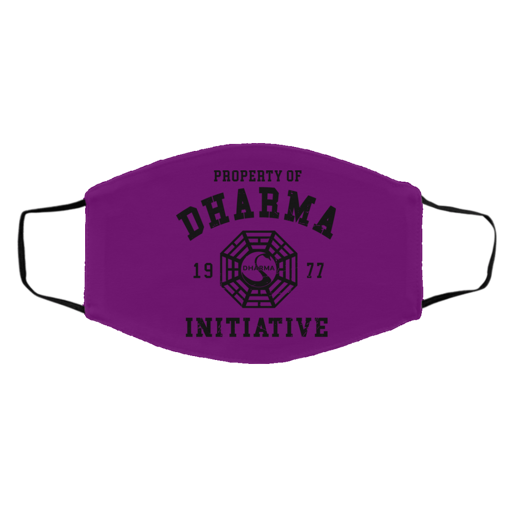 Property Of Dharma 1977 Initiative Face Mask