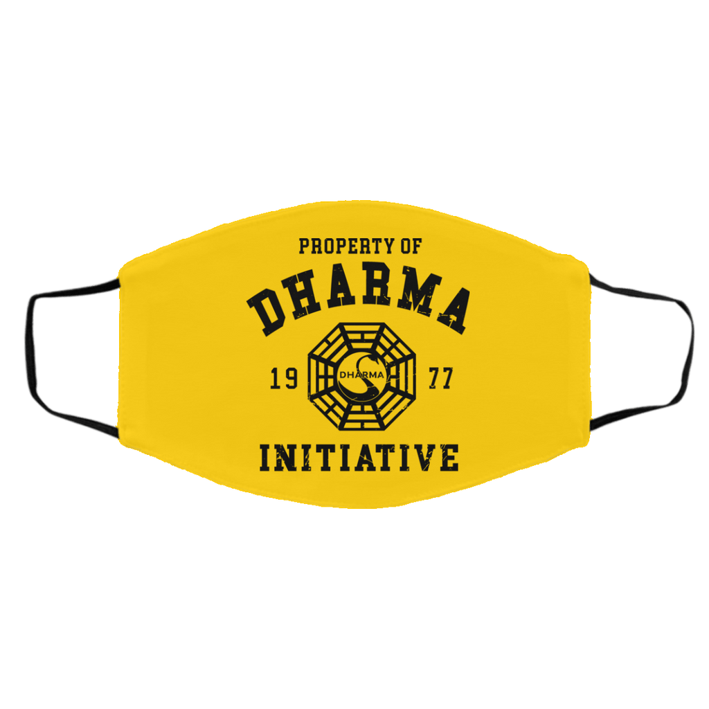 Property Of Dharma 1977 Initiative Face Mask