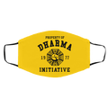 Property Of Dharma 1977 Initiative Face Mask