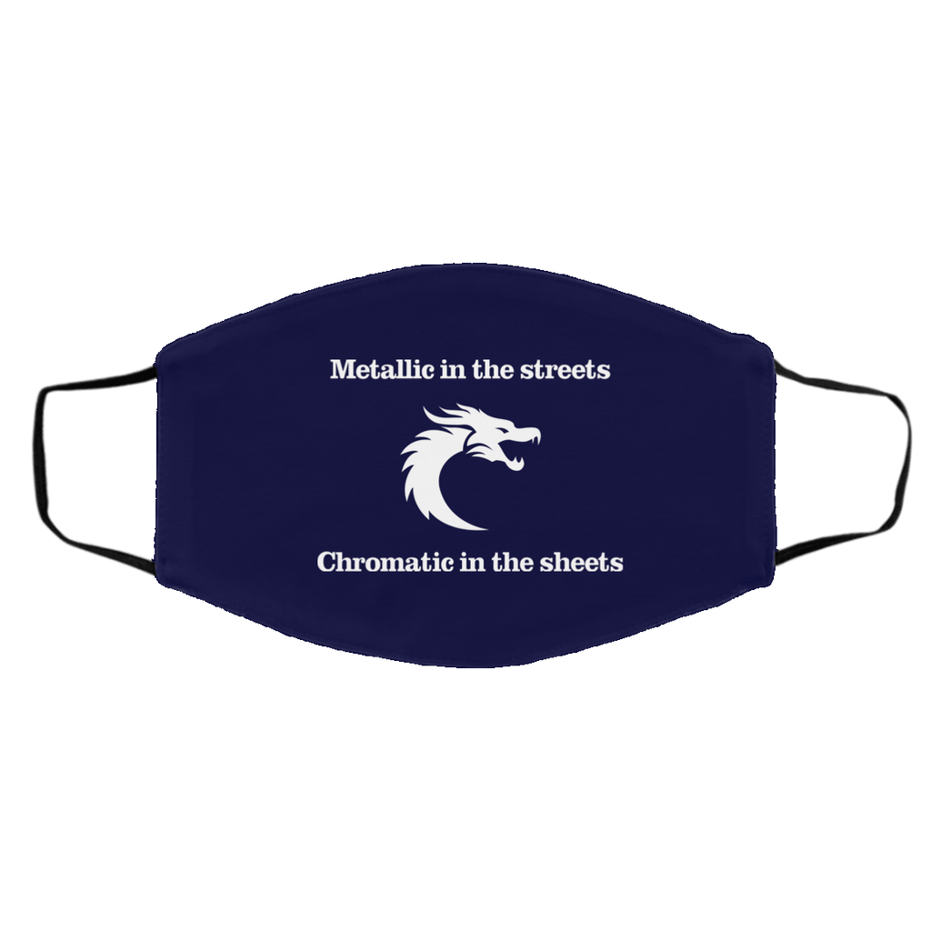 Metallic In The Streets Chromatic In The Sheets Face Mask