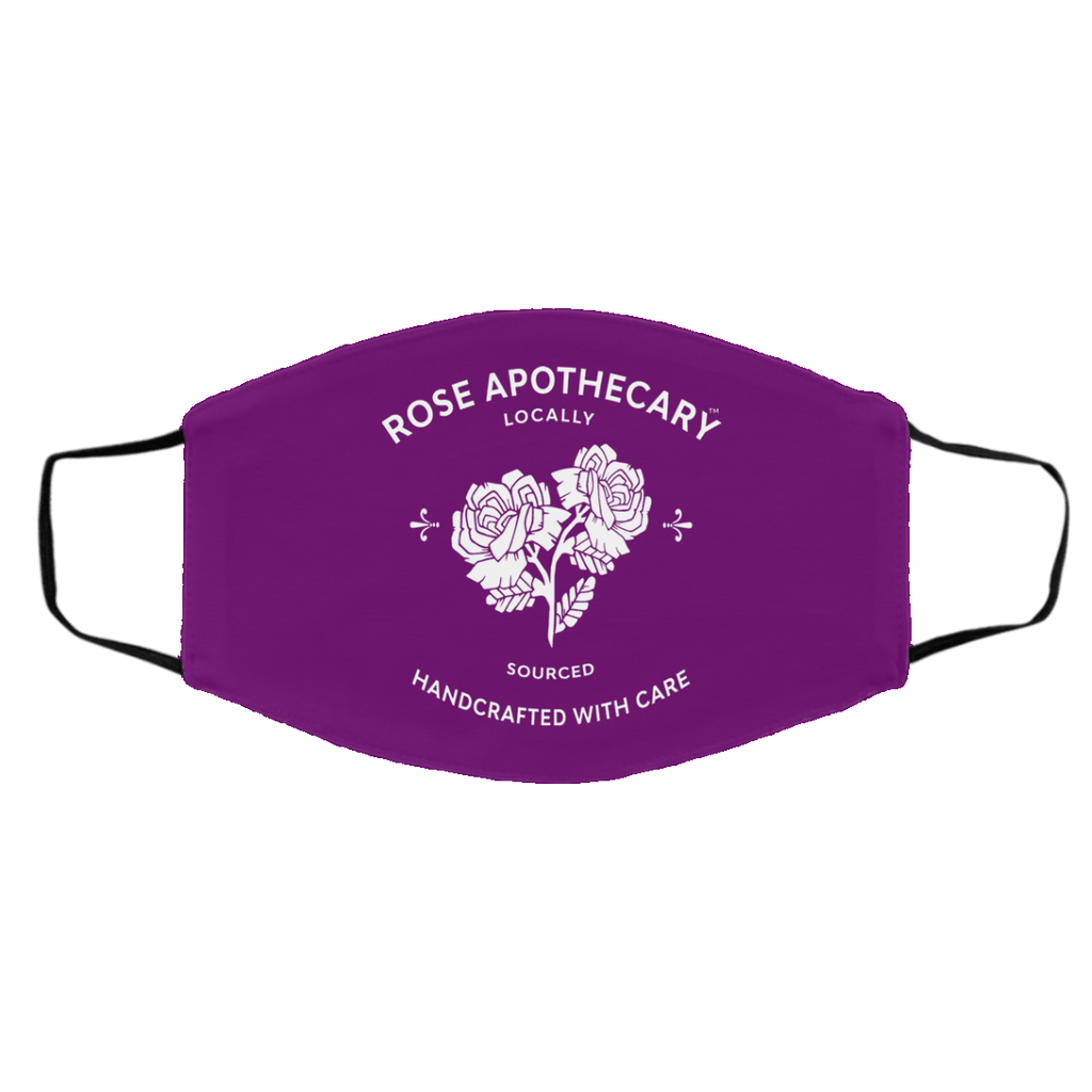 Rose Apothecary Locally Sourced Handcrafted With Care Face Mask