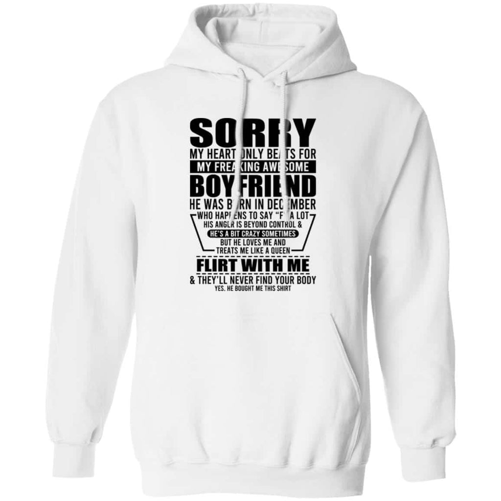 My Heart Only Beats For My Boyfriend Was Born In December