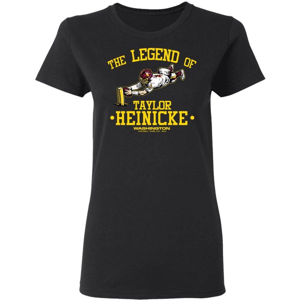 The Legend Of Taylor Heinicke Washington Football Team Shirt, Hoodie, Tank