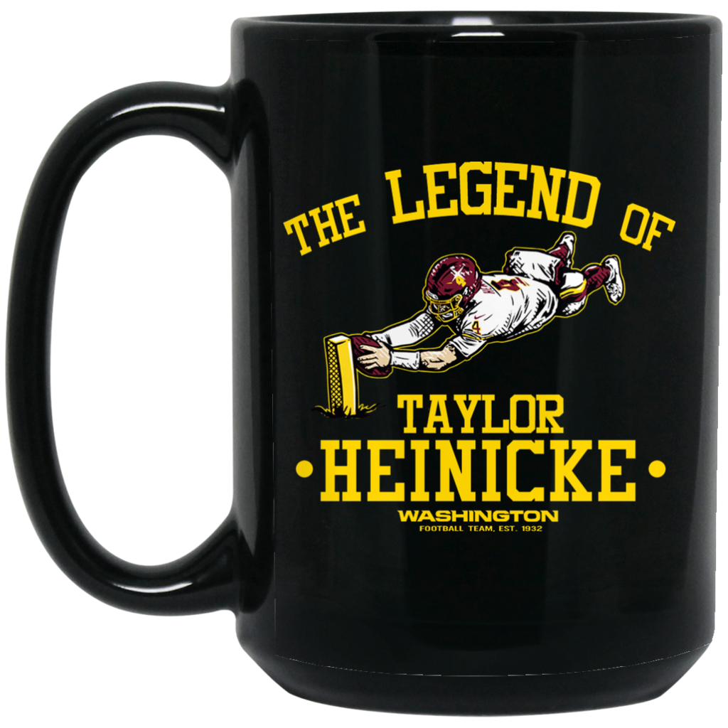 The Legend Of Taylor Heinicke Washington Football Team Mug