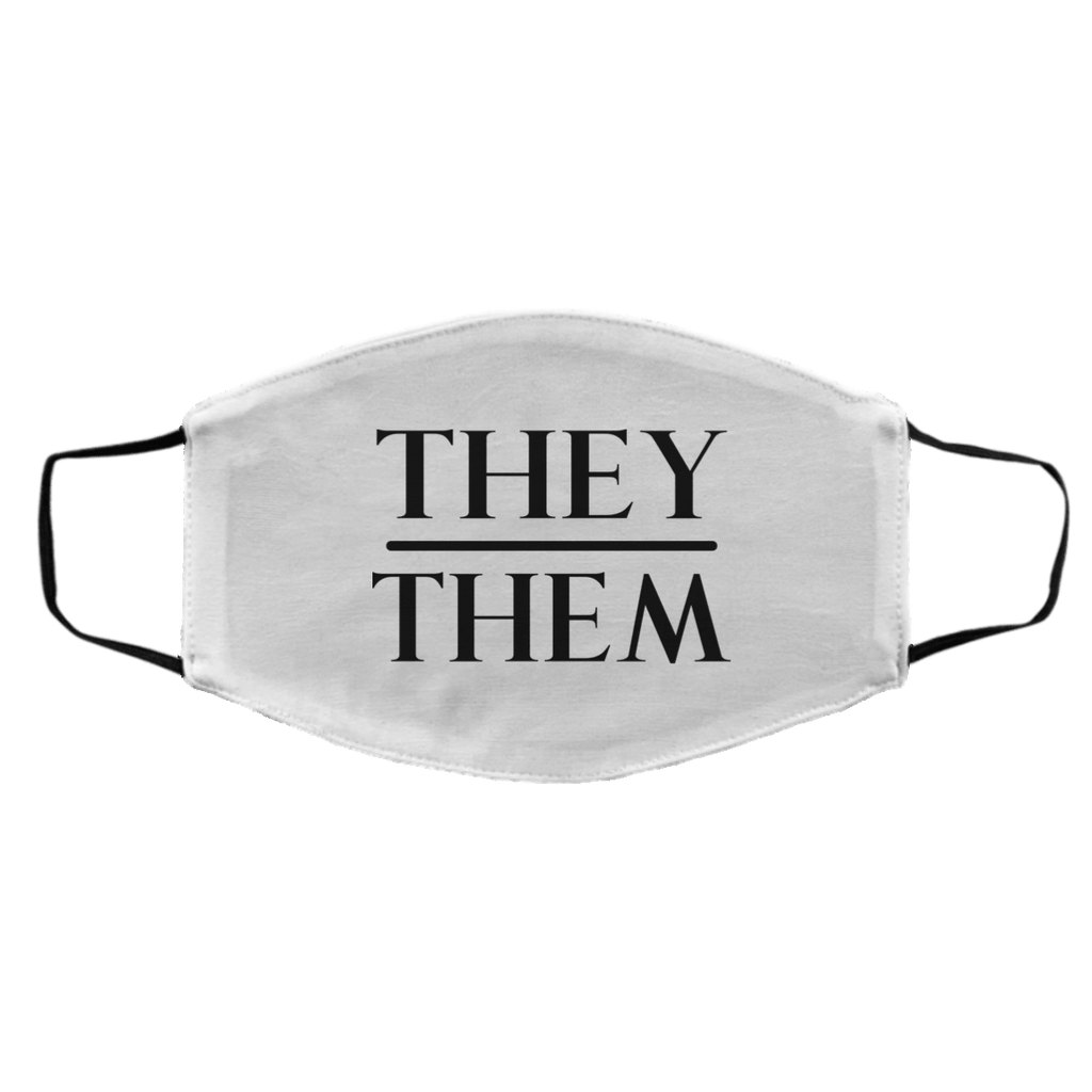 They Them Pronouns Face Mask