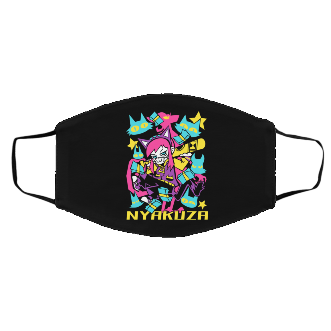 A Hat in Time Nyakuza Metro Long Face Mask