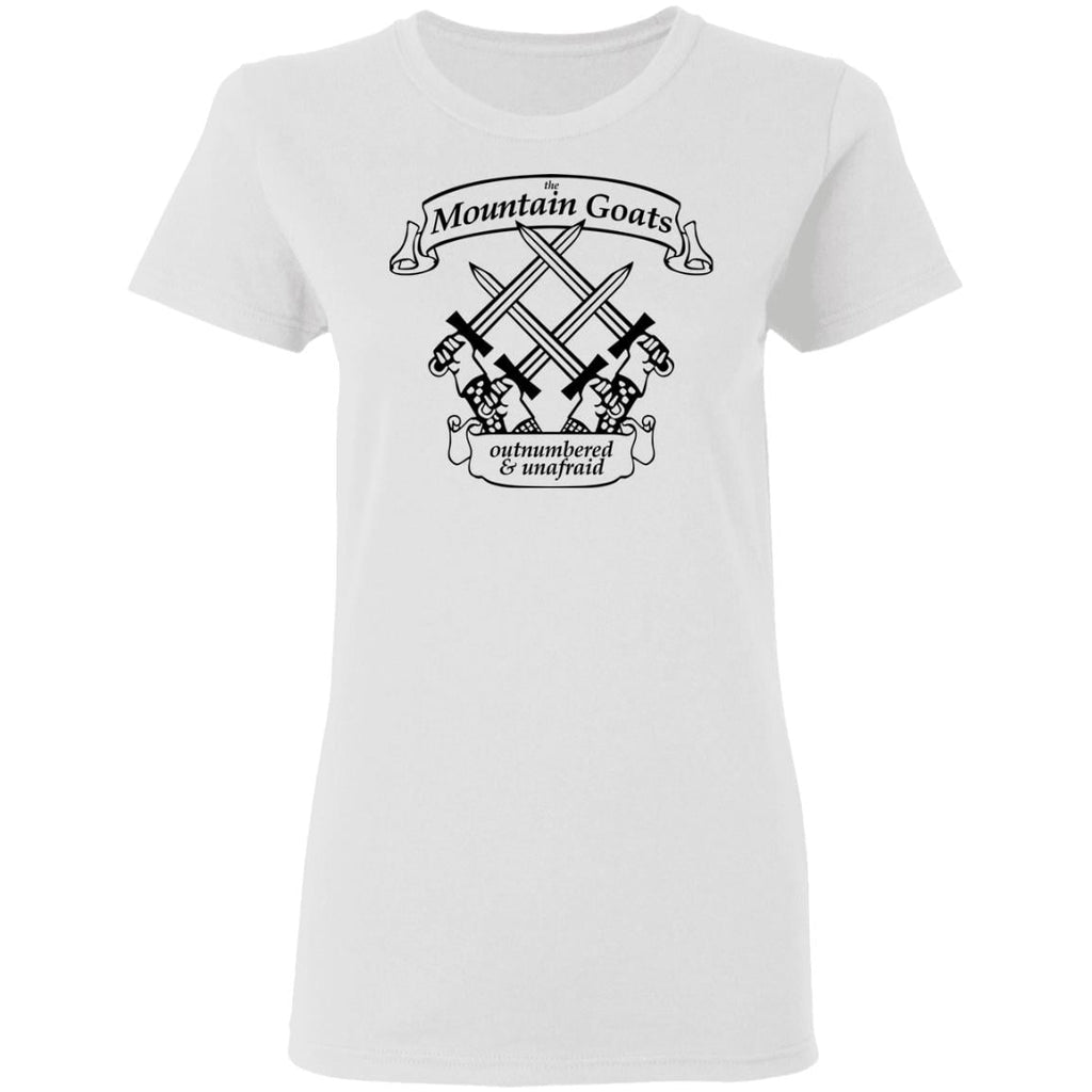 The Mountain Goats Outnumbered And Unafraid Shirt, Hoodie, Tank