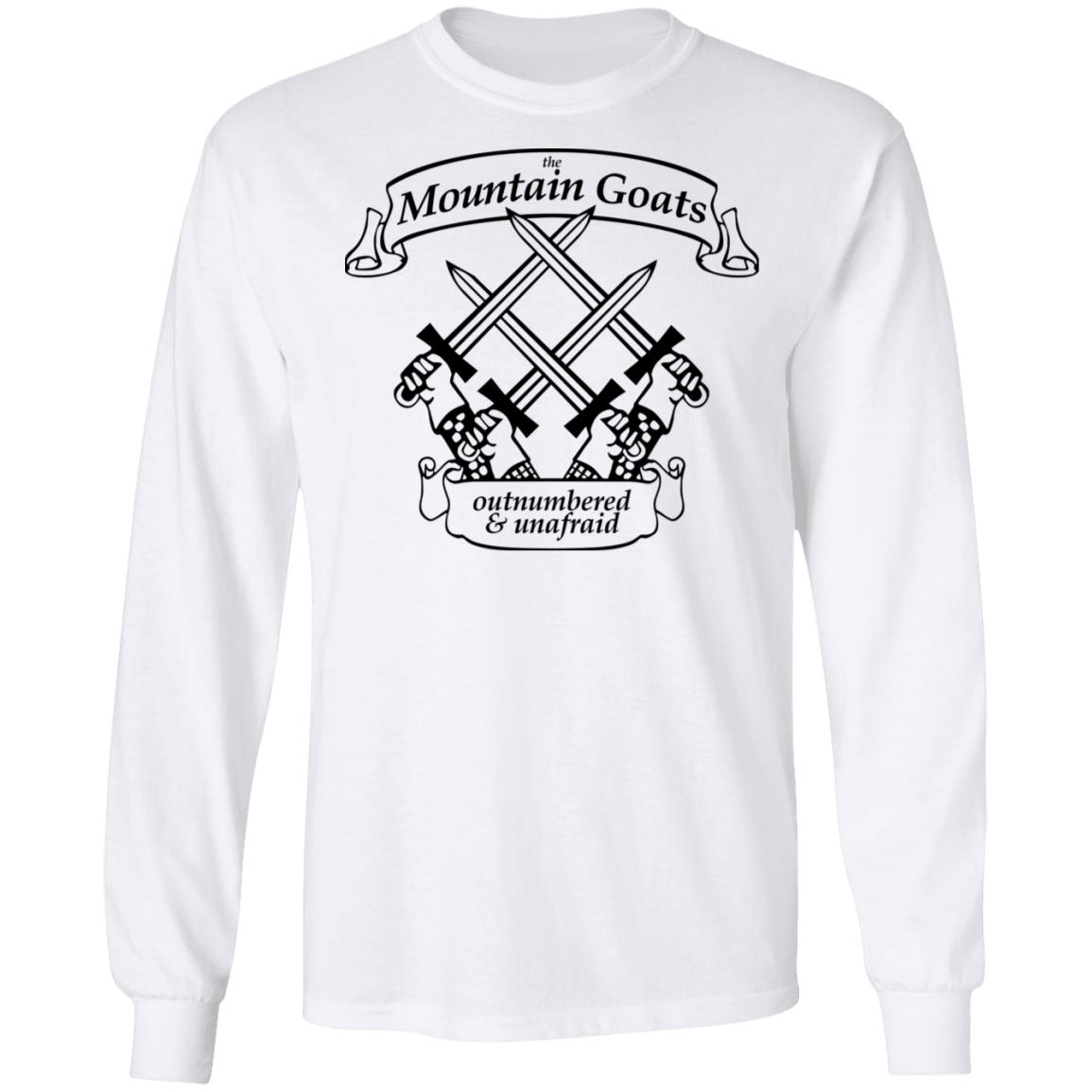 The Mountain Goats Outnumbered And Unafraid Shirt, Hoodie, Tank