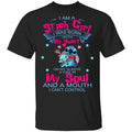 I Am A Stich Girl Was Born In With My Heart On My Sleeve Shirt, Hoodie, Tank