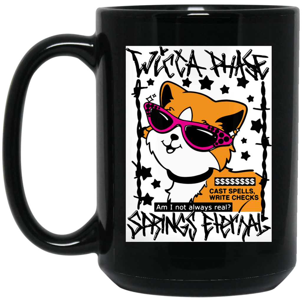 Wicca Phase Springs Eternal Cat Spells Mug