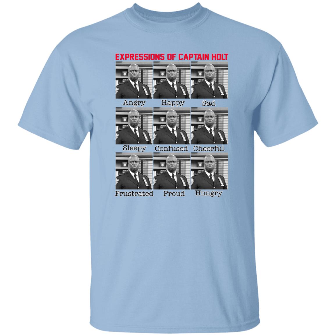 Expressions Of Captain Holt Shirt, Hoodie