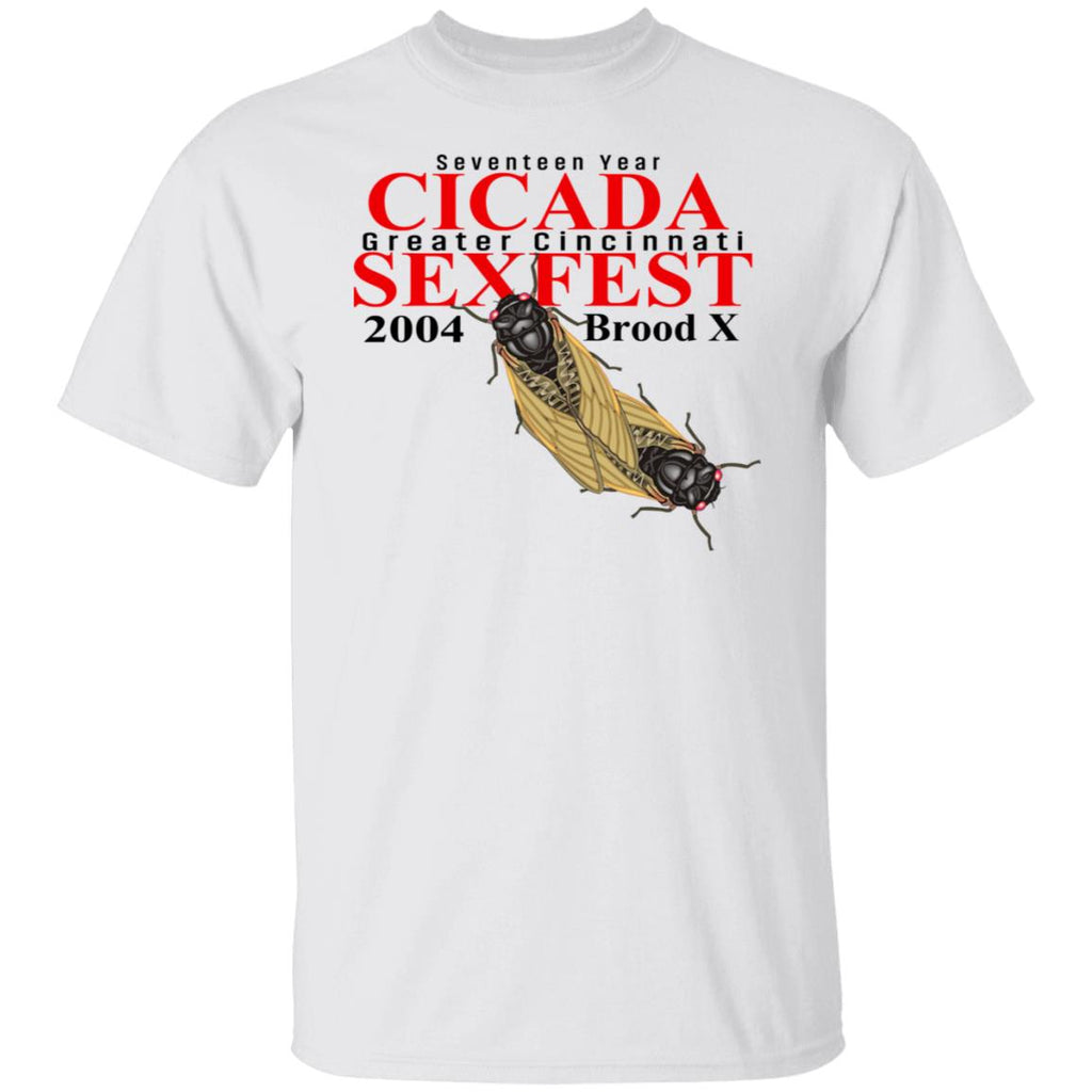 Seventeen Year Cicada Greater Cincinnati Sexfest 2004 Brood X Shirt, Hoodie, Tank