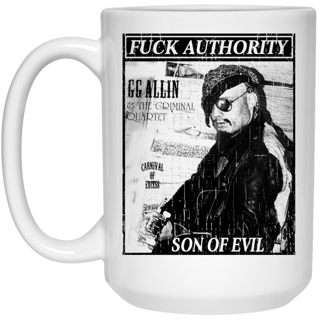 Fuck Authority Son Of Evil Mug