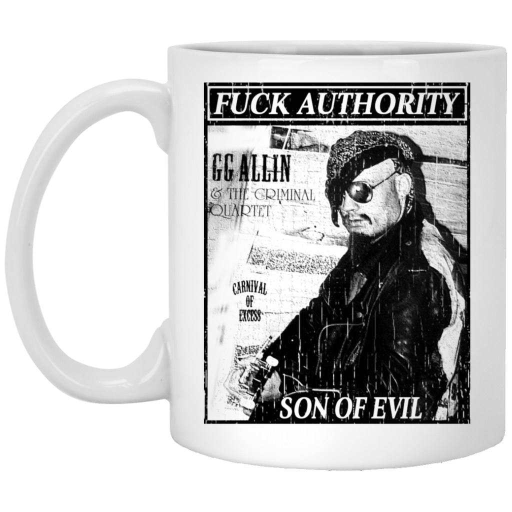 Fuck Authority Son Of Evil Mug