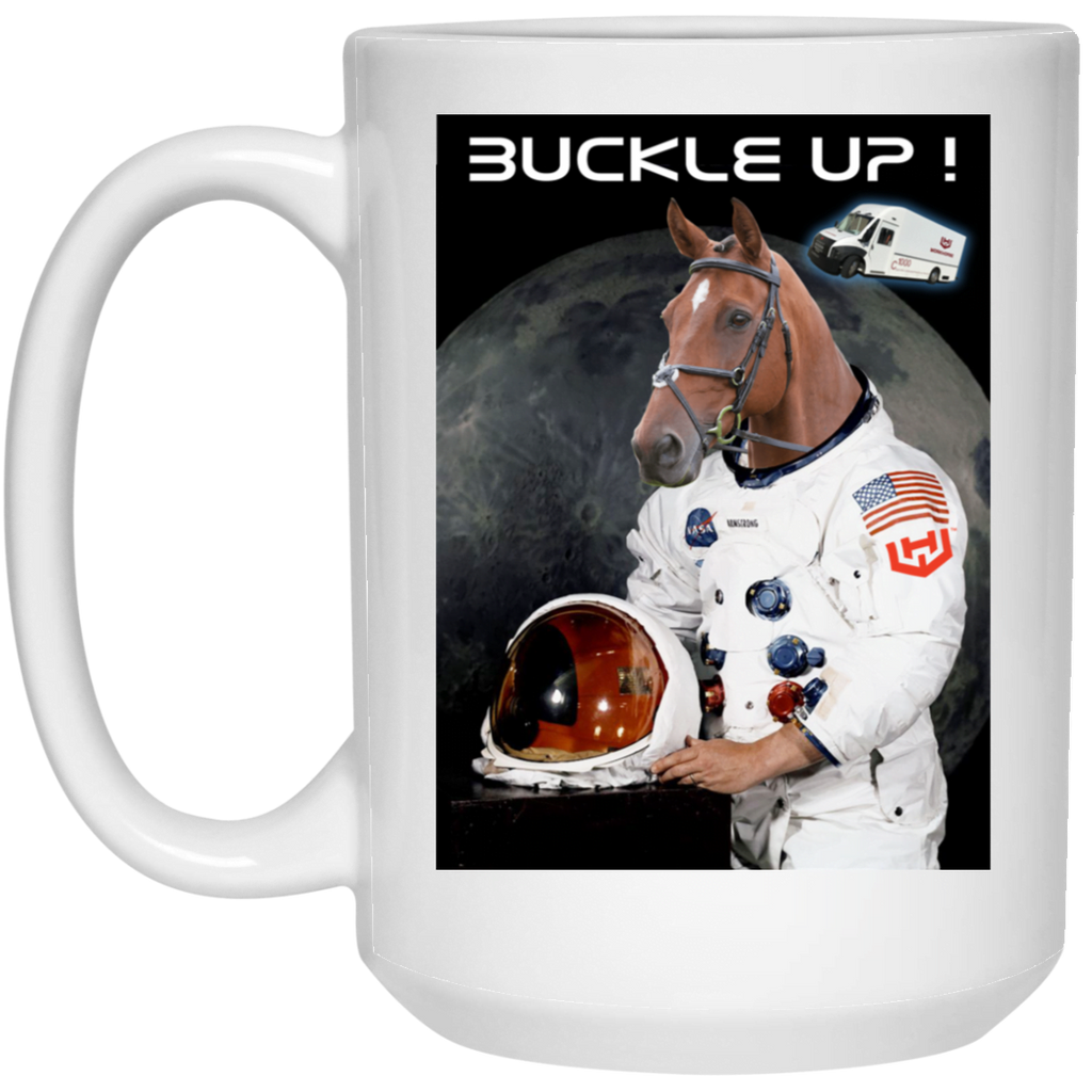 Buckle Up Fellas WKHS To The Moon Mug