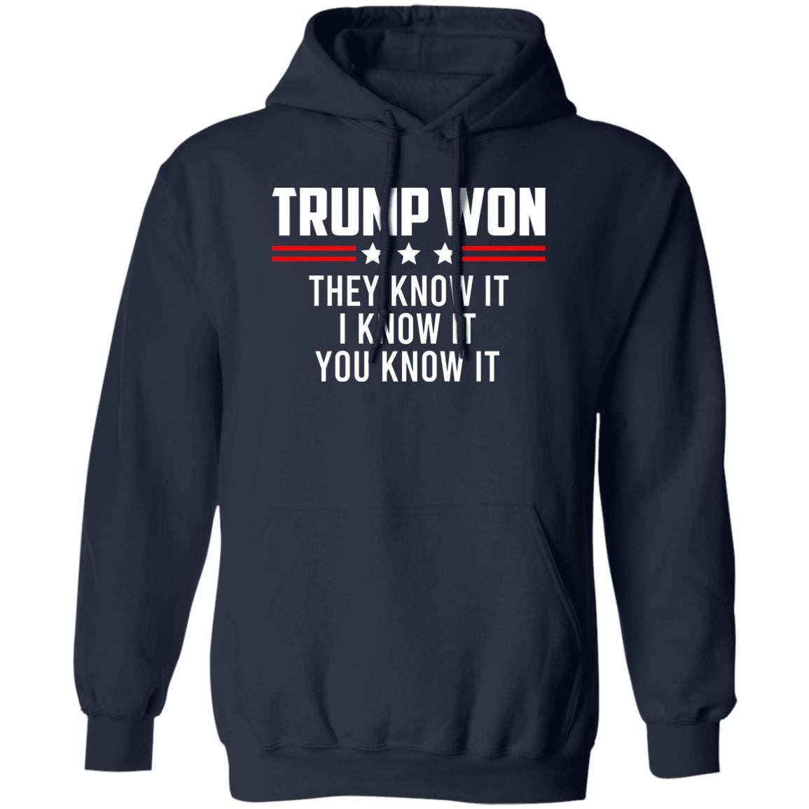 Trump Won They Know It I Know It You Know It Shirt, Hoodie, Tank