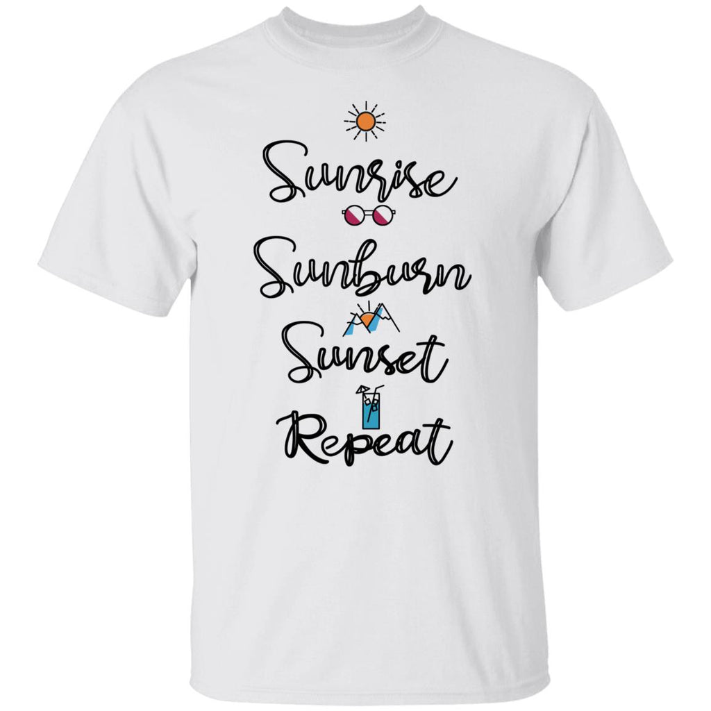 Sunrise Sunburn Sunset Repeat Shirt, Hoodie, Tank