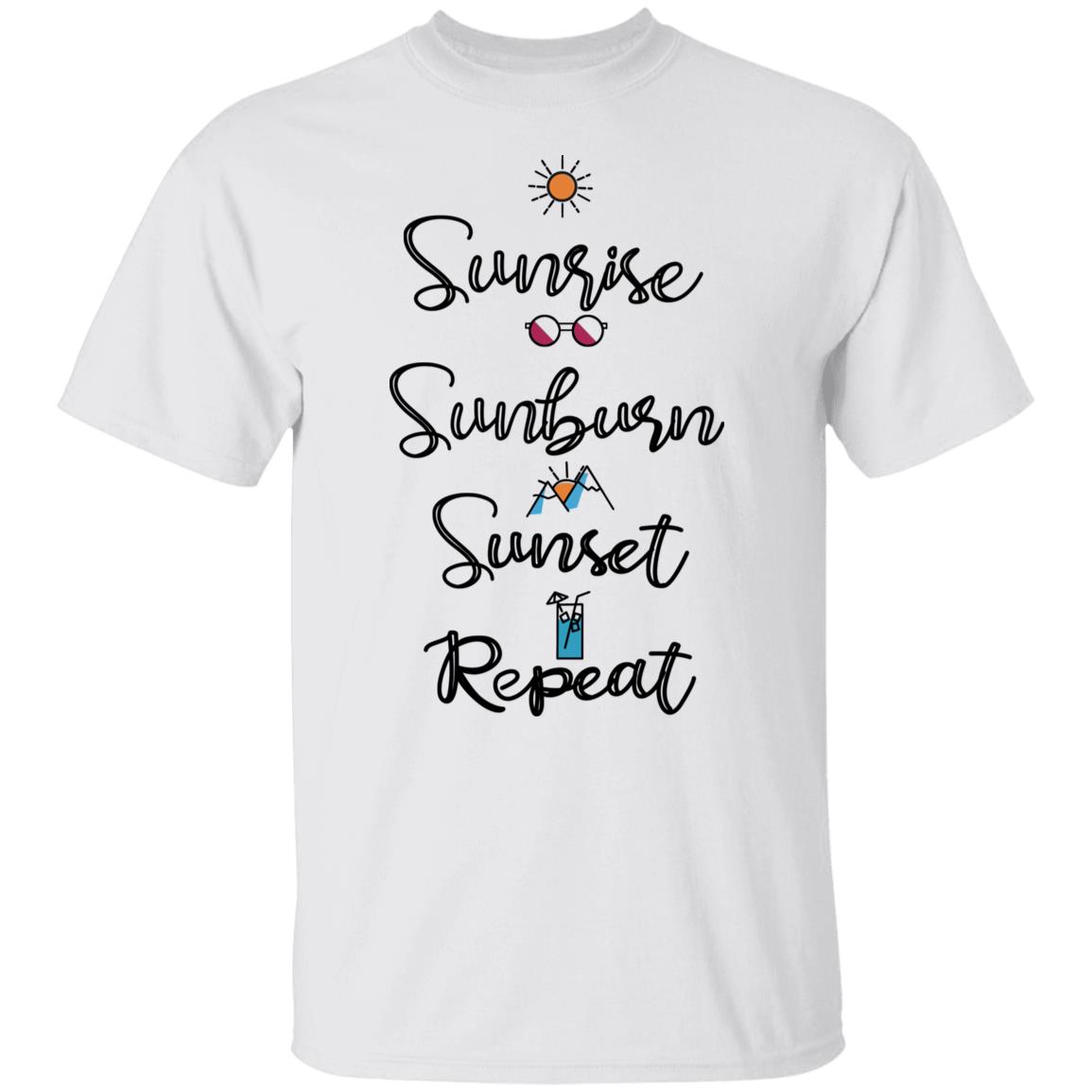 Sunrise Sunburn Sunset Repeat Shirt, Hoodie, Tank