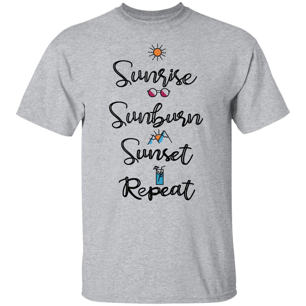 Sunrise Sunburn Sunset Repeat Shirt, Hoodie, Tank
