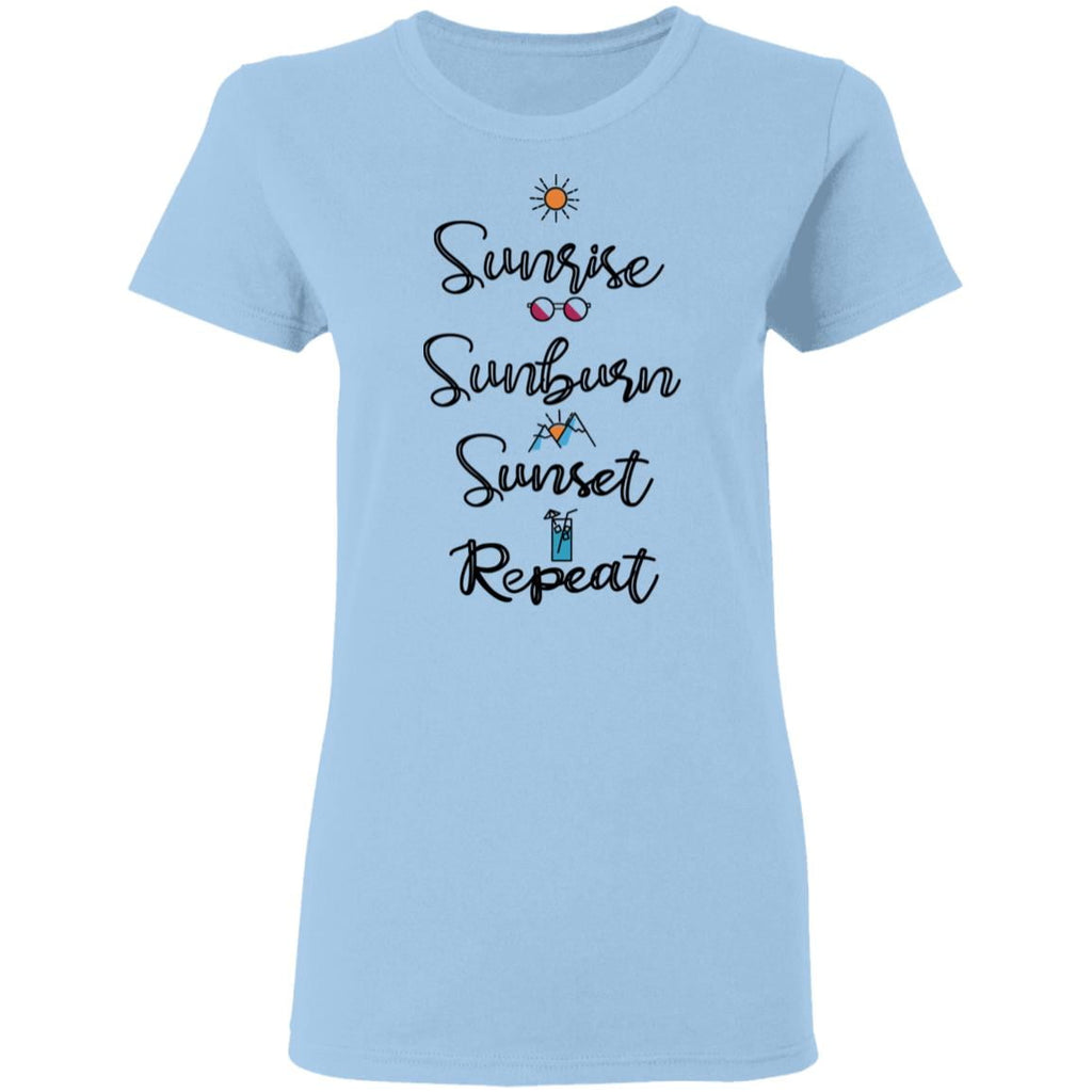Sunrise Sunburn Sunset Repeat Shirt, Hoodie, Tank