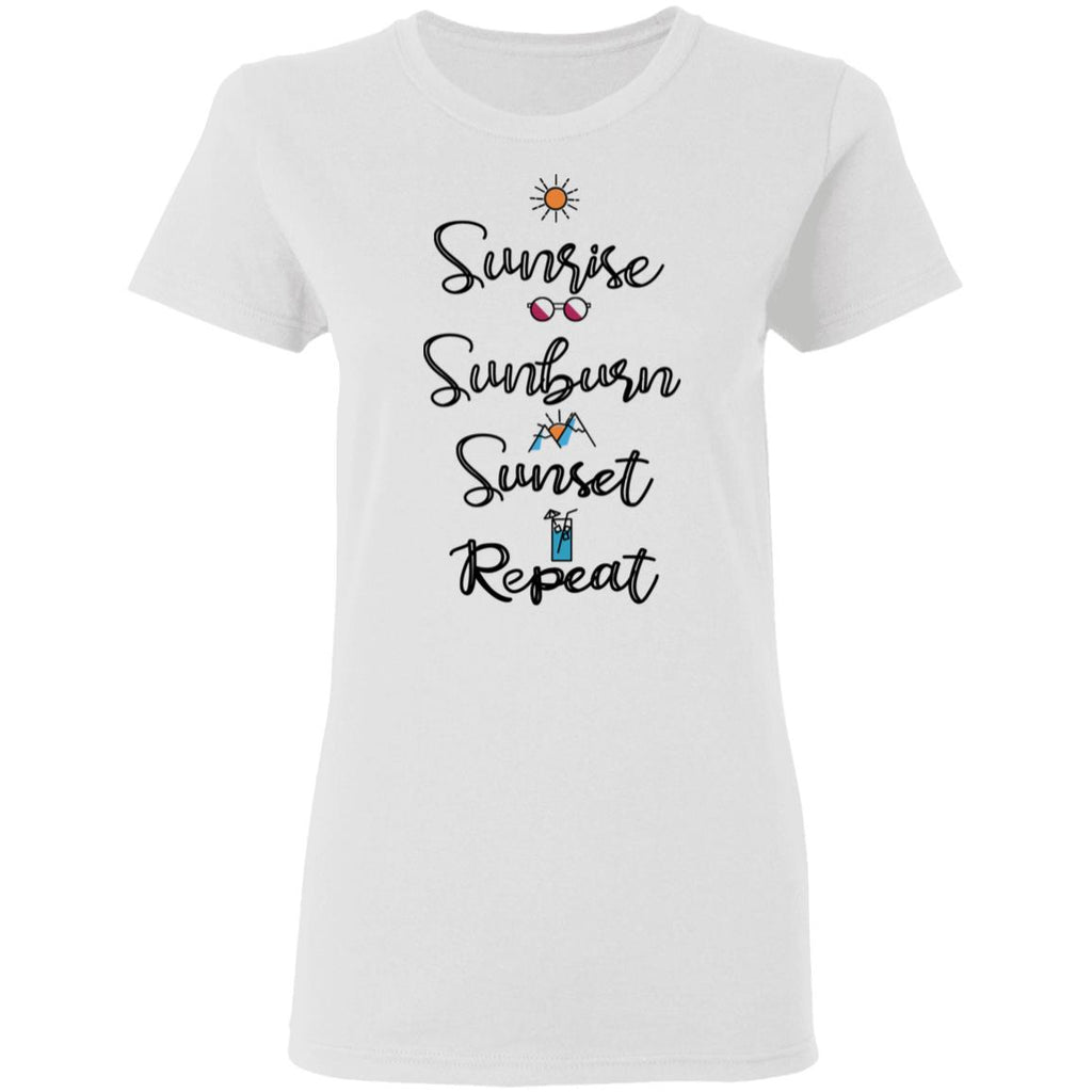 Sunrise Sunburn Sunset Repeat Shirt, Hoodie, Tank