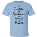 Sunrise Sunburn Sunset Repeat Shirt, Hoodie, Tank