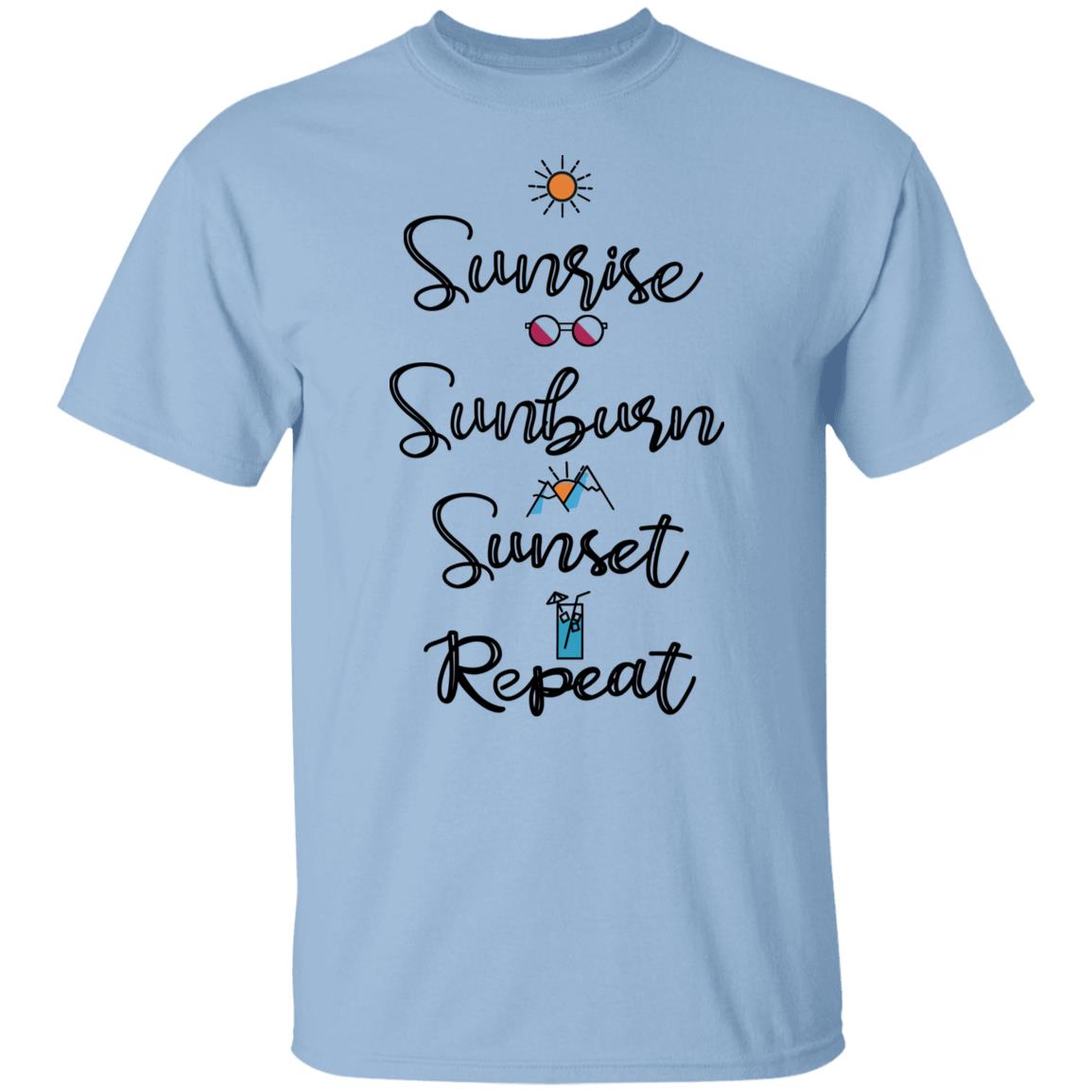 Sunrise Sunburn Sunset Repeat Shirt, Hoodie, Tank