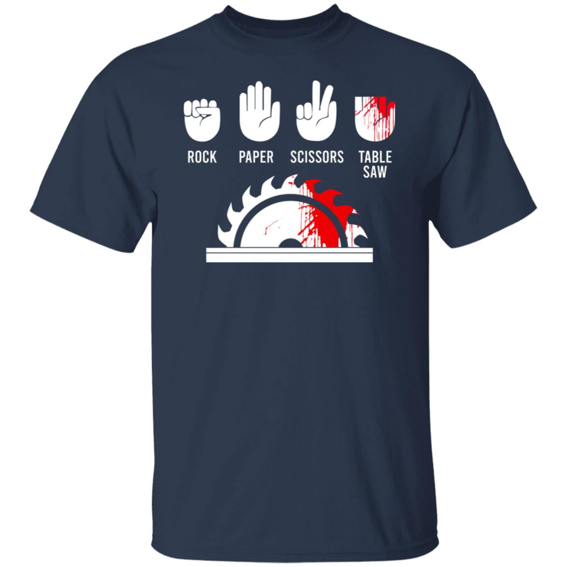 Rock Paper Scissors Table Saw Shirt, Hoodie, Tank