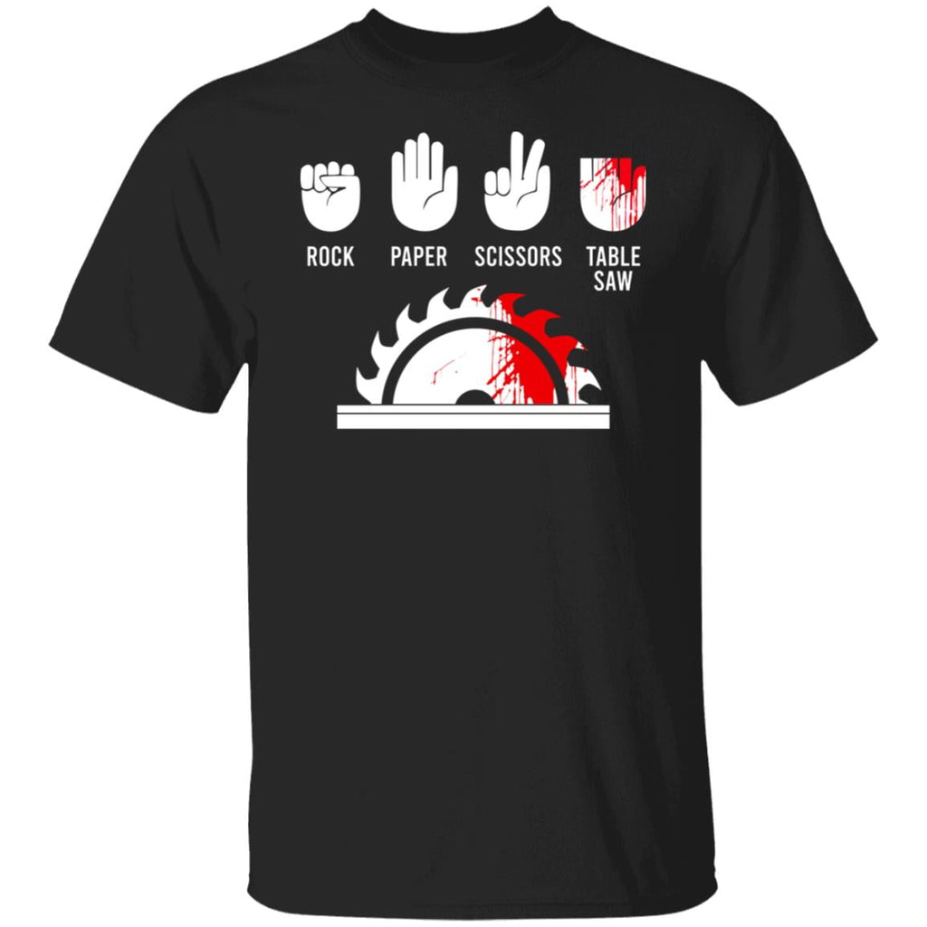 Rock Paper Scissors Table Saw Shirt, Hoodie, Tank