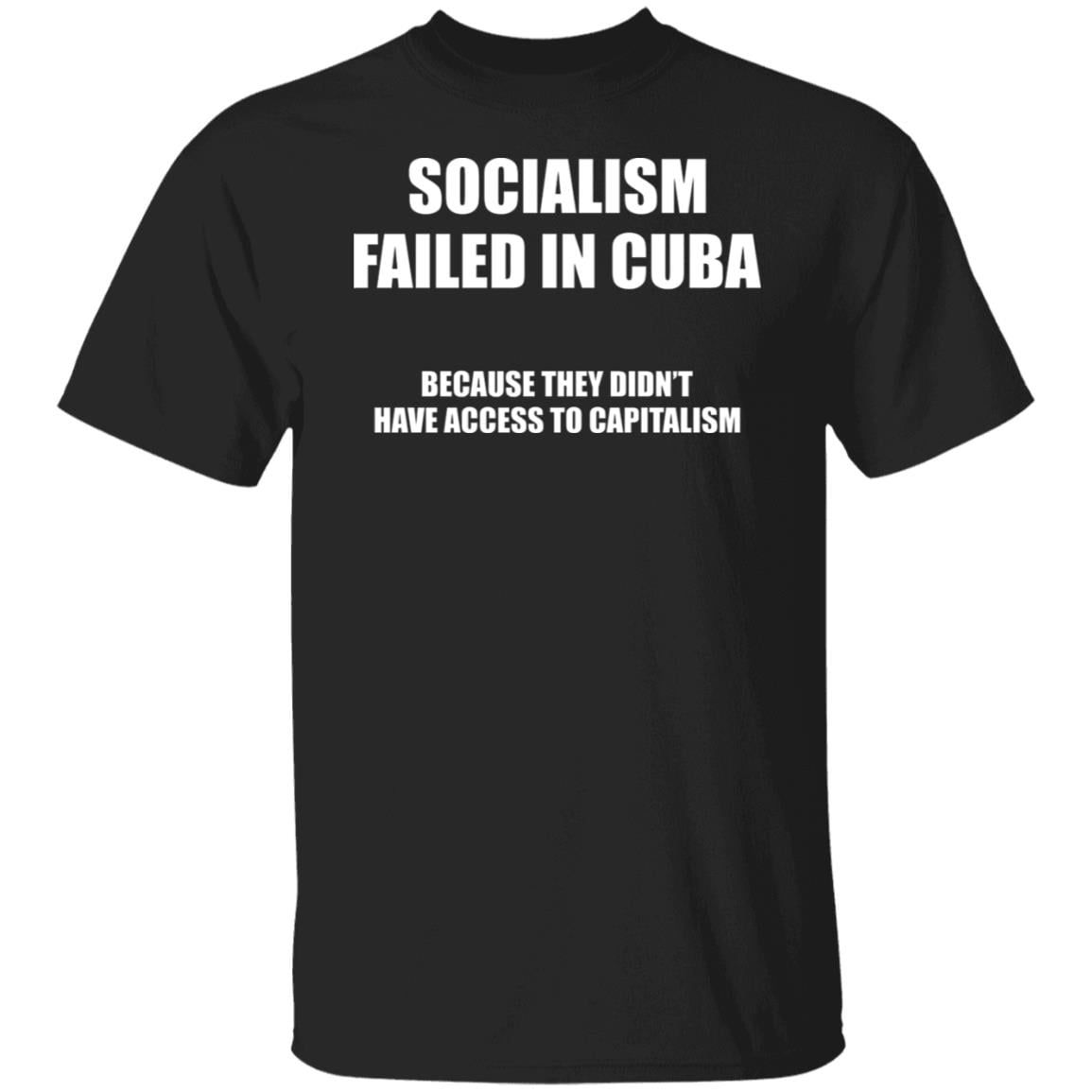 Socialism Failed in Cuba Because They Don’t Have Access To Capitalism Shirt, Hoodie, Tank
