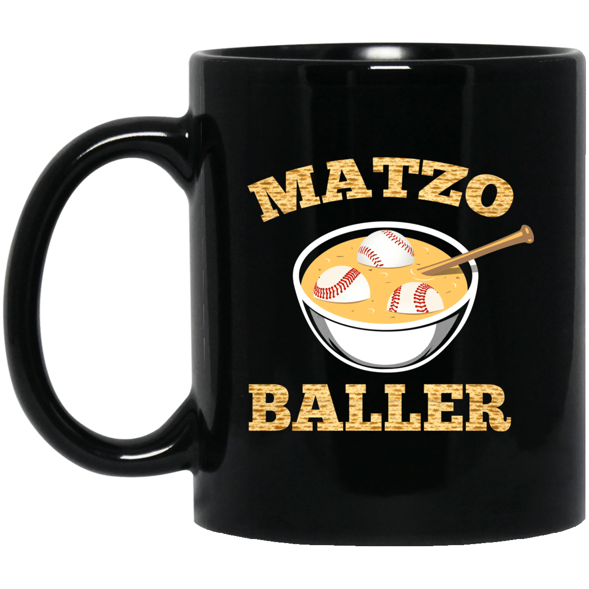 Matzo Baller Baseball Mug