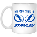 My Cup Size Is Stanley Tampa Bay Lightning Mug