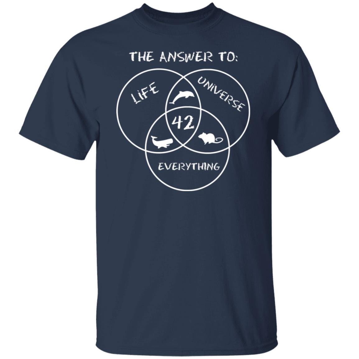 42 The Answer To Life Universe Everything Shirt, Hoodie, Tank