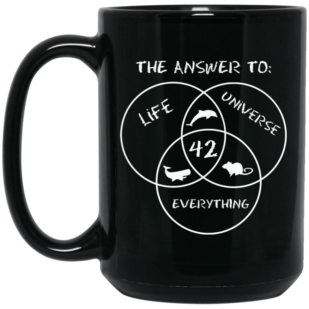 42 The Answer To Life Universe Everything Mug