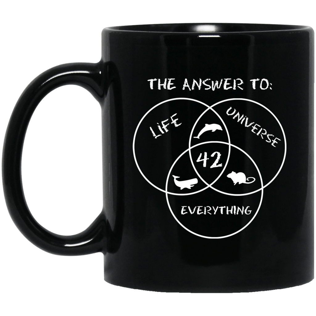 42 The Answer To Life Universe Everything Mug