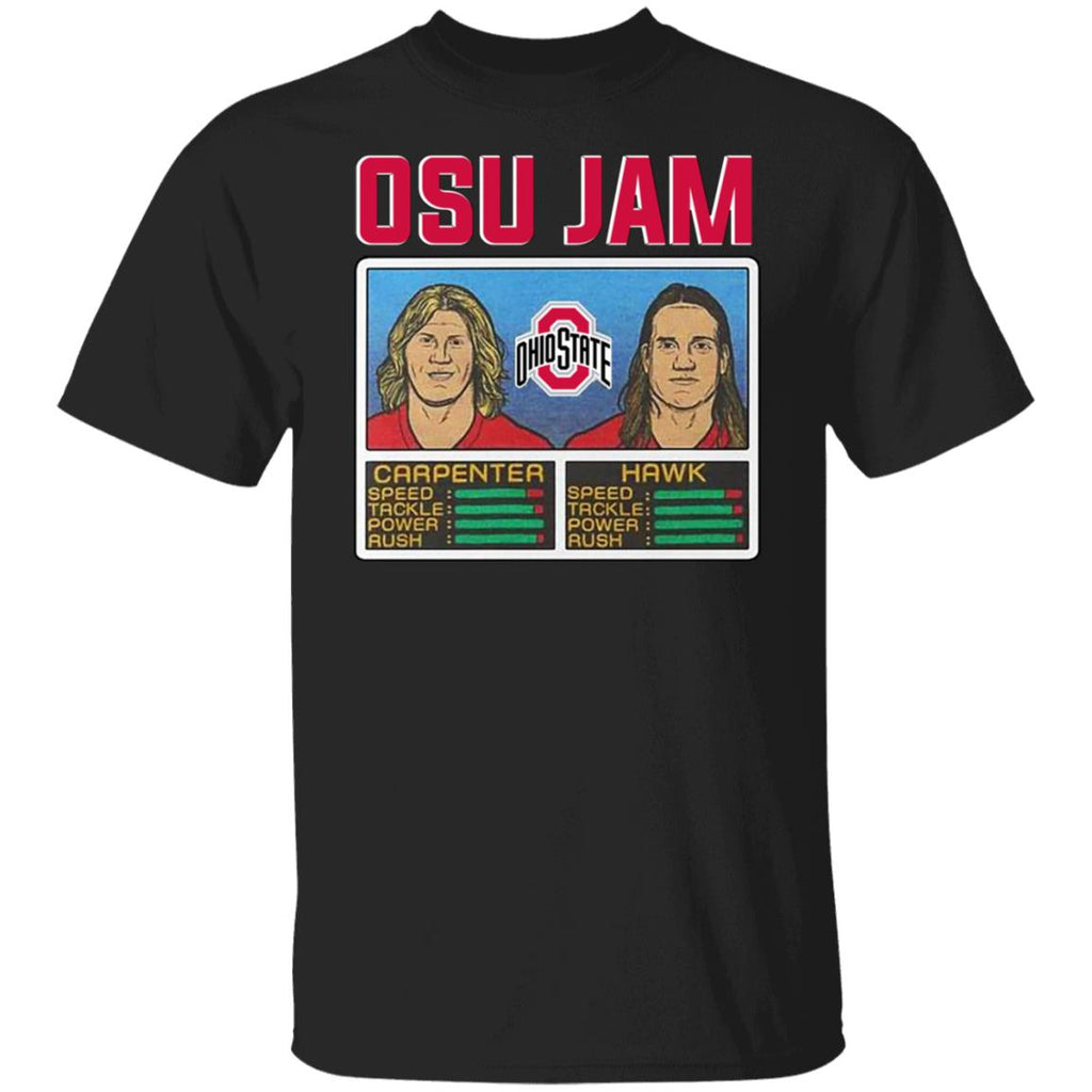 Osu Jam Ohio State Carpenter Hawk Shirt, Hoodie, Tank