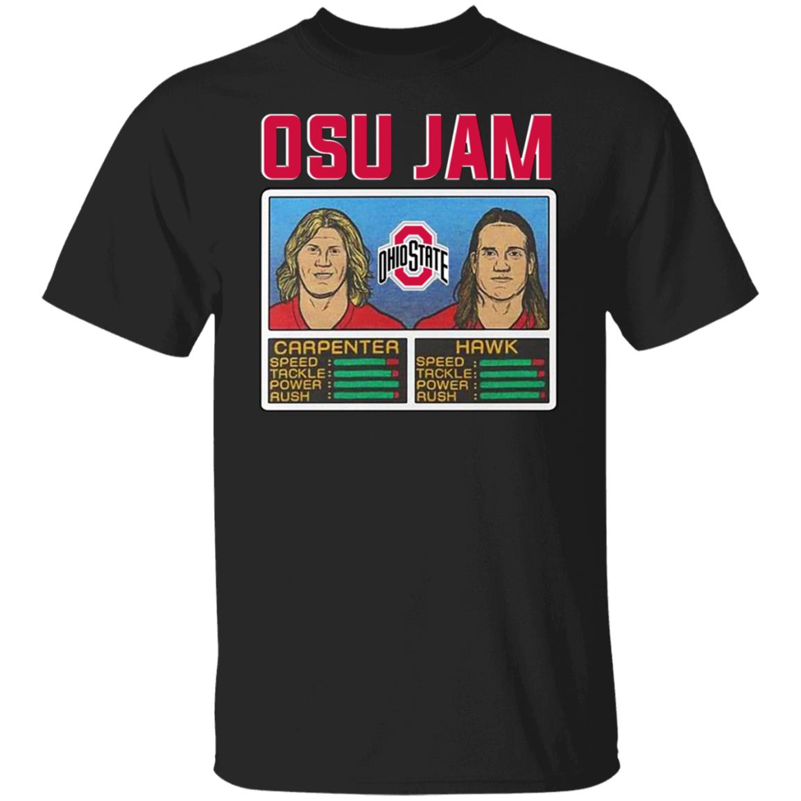 Osu Jam Ohio State Carpenter Hawk Shirt, Hoodie, Tank