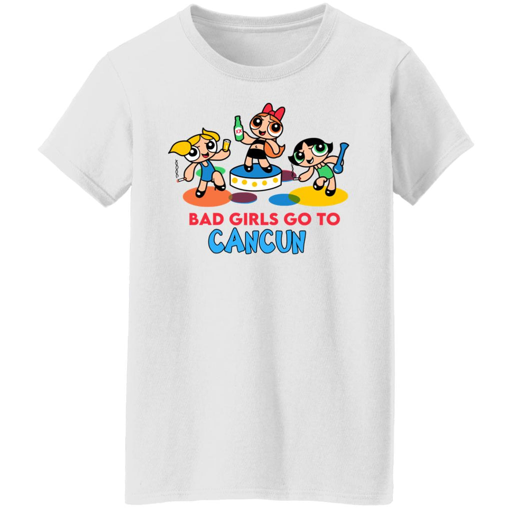 Powerpuff Girls Cancun Novelty Bad Girls Go To Cancun Shirt, Hoodie, Tank