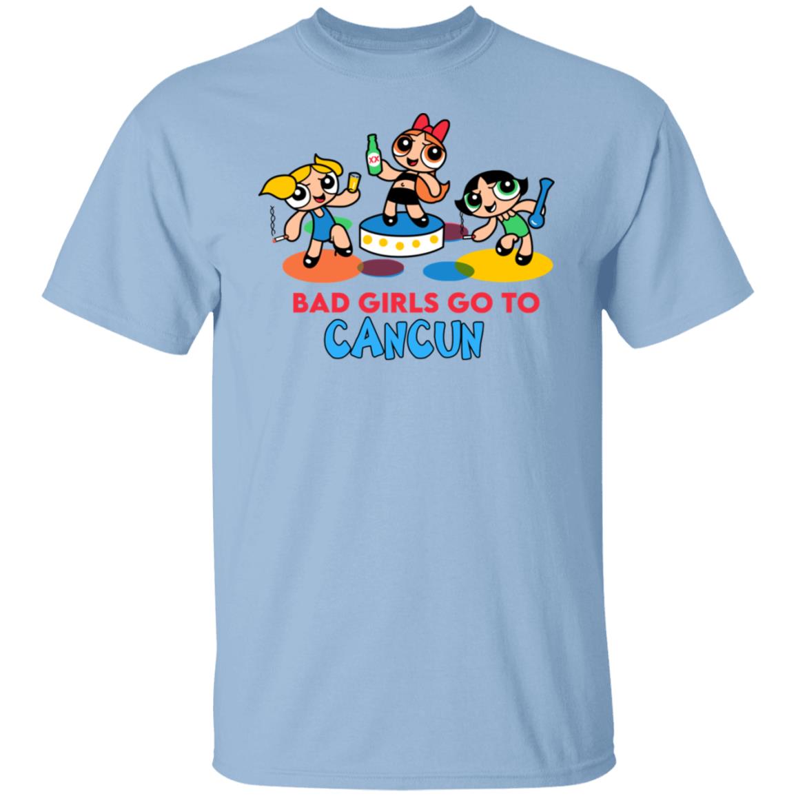 Powerpuff Girls Cancun Novelty Bad Girls Go To Cancun Shirt, Hoodie, Tank