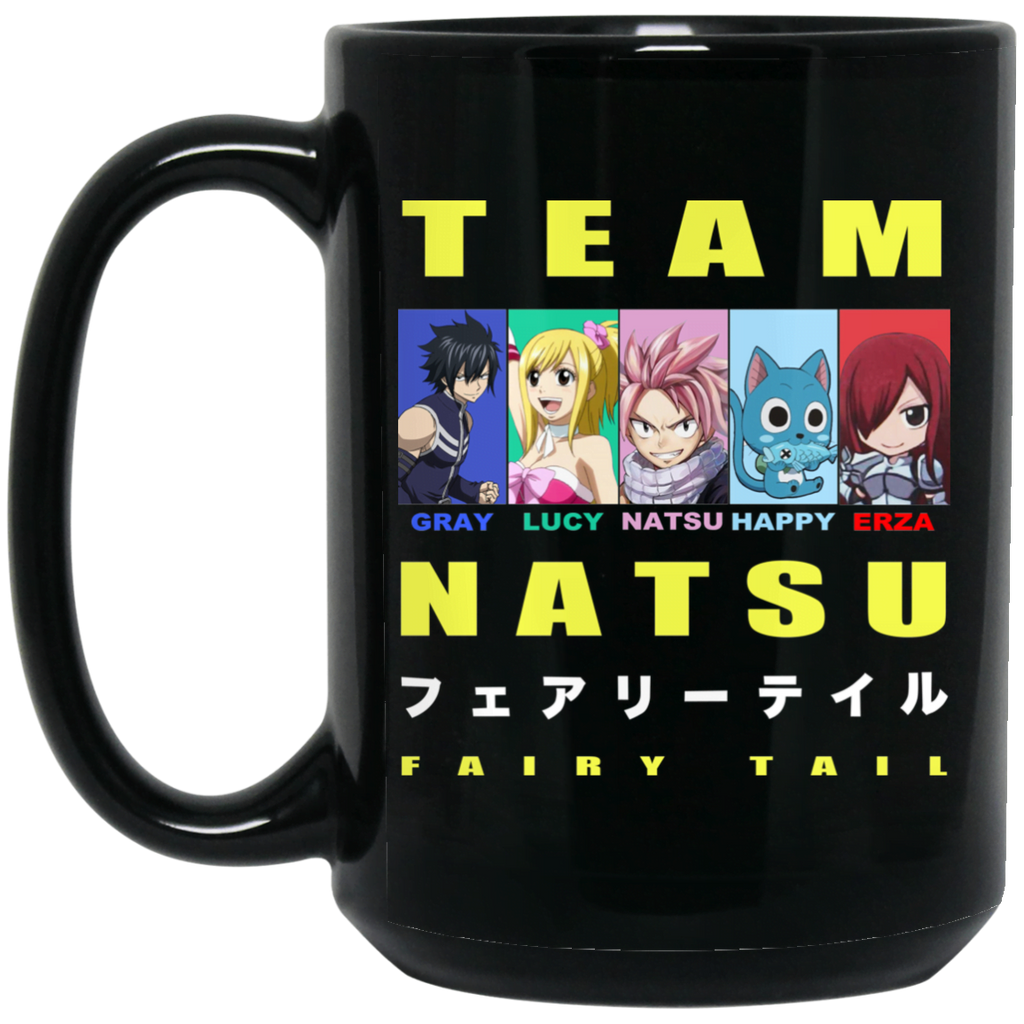 Team Natsu Fairy Tail Gray Lucy Natsu Happy Erza Mug