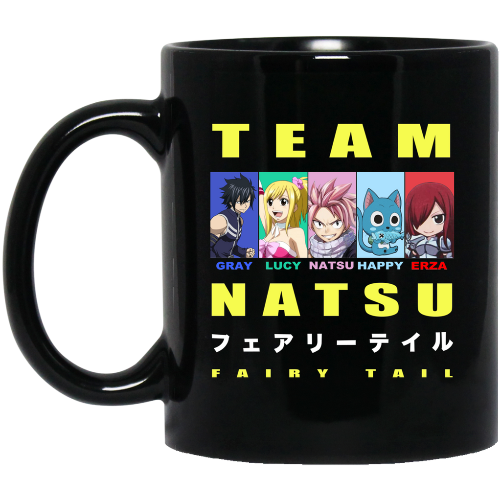Team Natsu Fairy Tail Gray Lucy Natsu Happy Erza Mug