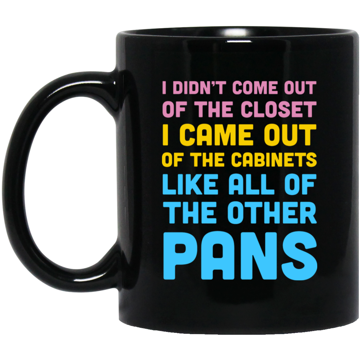 I Didn’t Come Out Of The Closet I Came Out Of The Cabinets Like All Of The Other Pans Mug