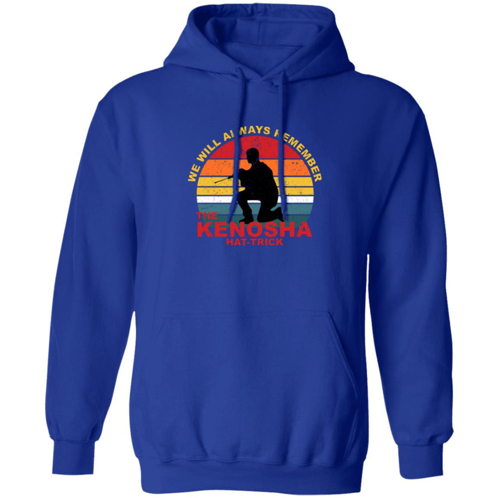 Kyle Rittenhouse We Will Always Remember The Kenosha Hat Trick Shirt, Hoodie, Tank