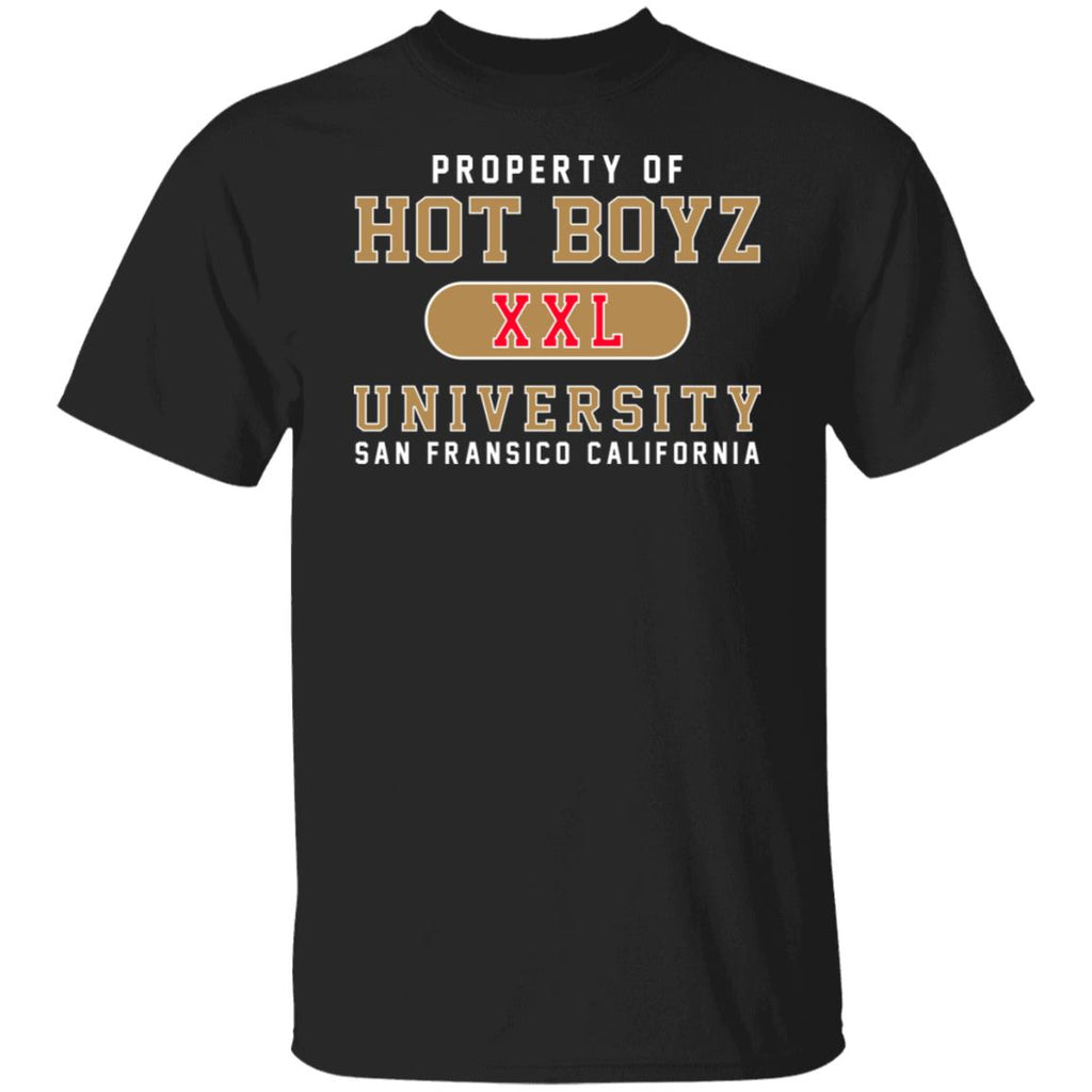 Boyz U Property Of Hot Boyz Xxl University San Fransico Shirt, Hoodie, Tank