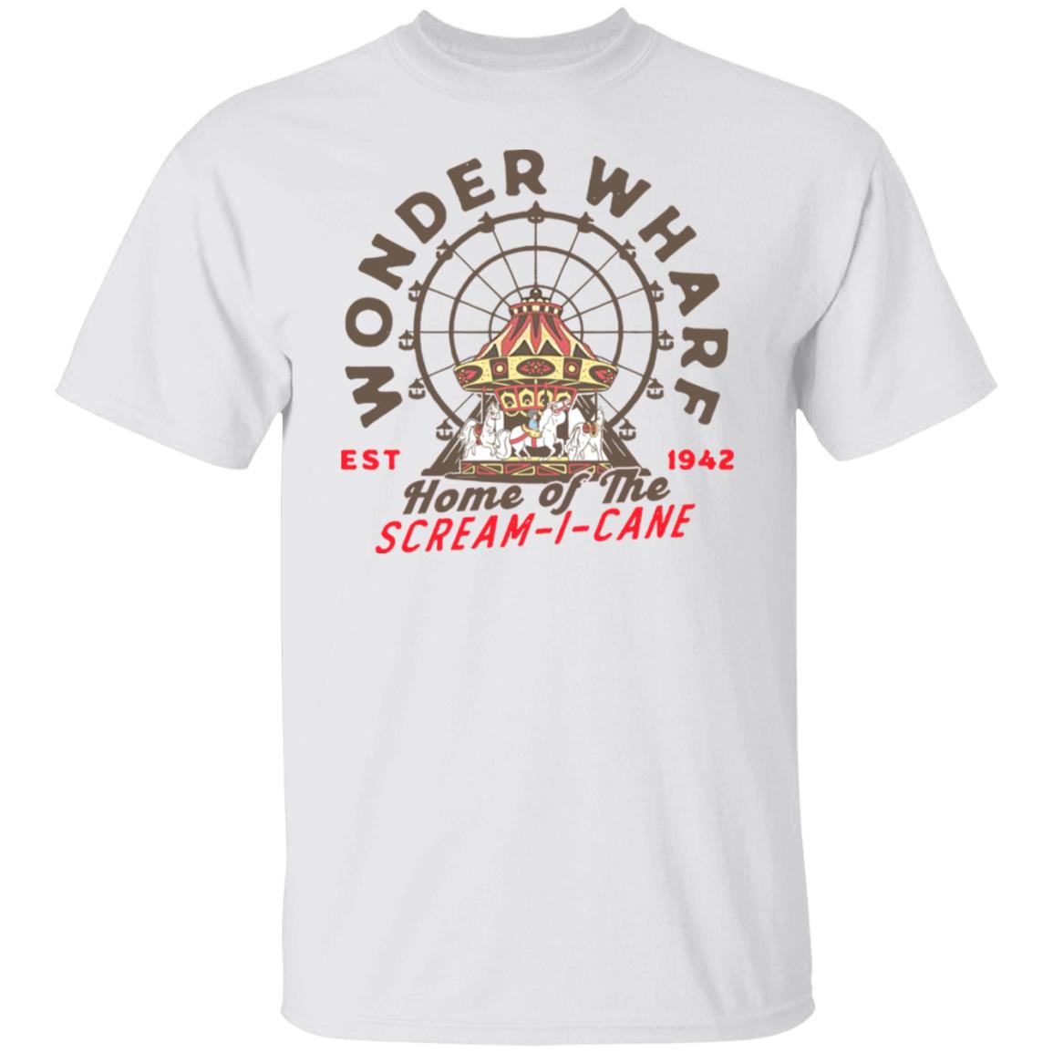 Wonder Wharf Home Of The Scream I Cane Est 1942 Shirt, Hoodie, Tank