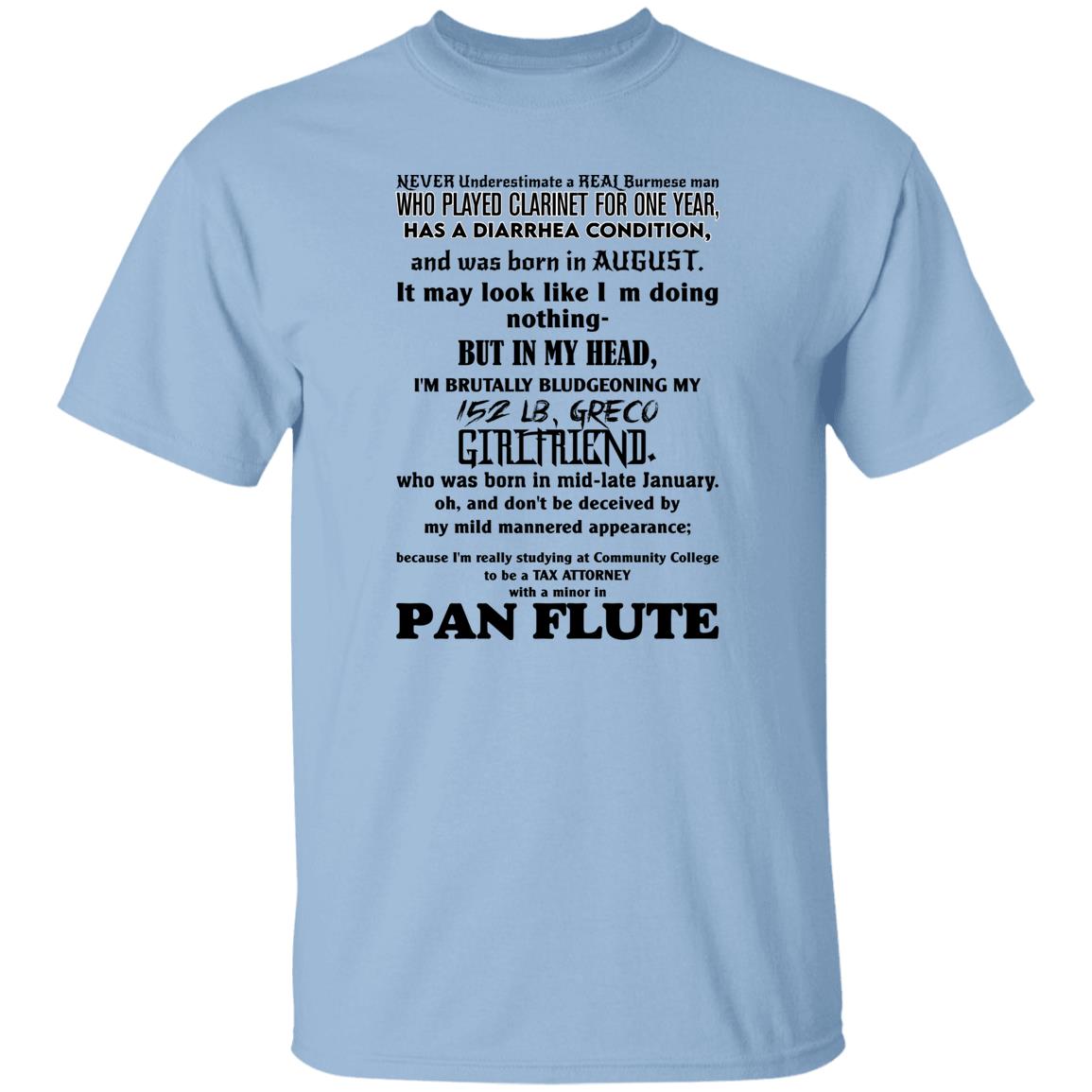 Never Underestimate A Real Burmese Man Who Played Clarinet For One Year Shirt, Hooodie, Tank