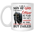 I Am A Son Of God And Was Born In October Mug