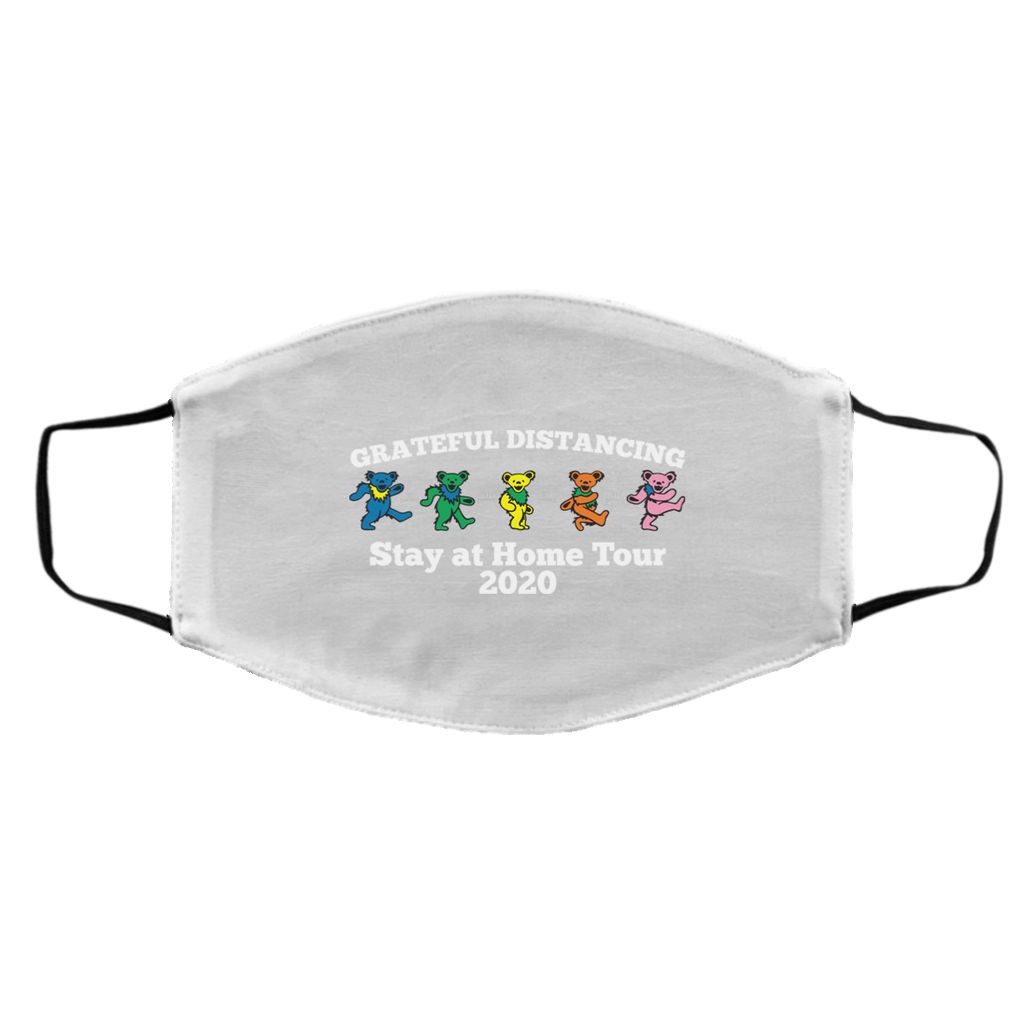 Grateful Distancing Stay At Home Tour 2020 Face Mask