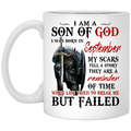 I Am A Son Of God And Was Born In September Mug